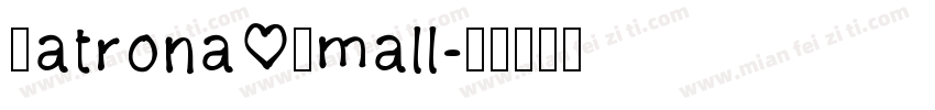 Matrona Small字体转换